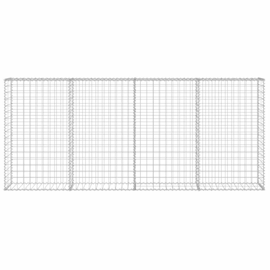 8719883592152_g_en_hd_3 vidaXL Gabion Wall with Covers Galvanised Steel 200x20x85 cm - Image 5