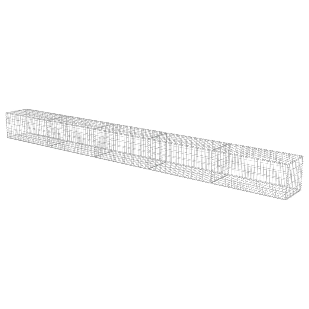 8719883592169_g_en_hd_1 vidaXL Gabion Wall with Covers Galvanised Steel 600x50x50 cm - Image 3