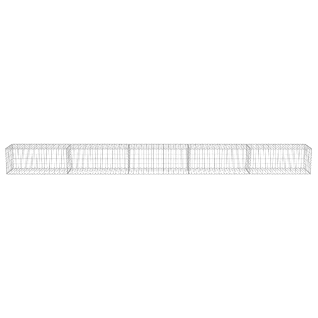 8719883592169_g_en_hd_3 vidaXL Gabion Wall with Covers Galvanised Steel 600x50x50 cm - Image 5