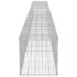 vidaXL Gabion Wall with Covers Galvanised Steel 600x50x50 cm - Image 6