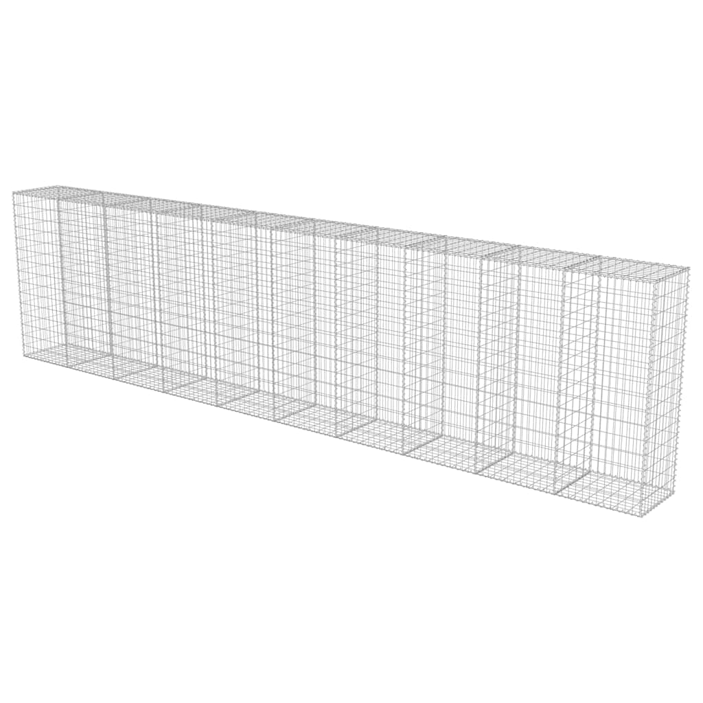 8719883592176_g_en_hd_1 vidaXL Gabion Wall with Covers Galvanised Steel 600x50x150 cm - Image 3