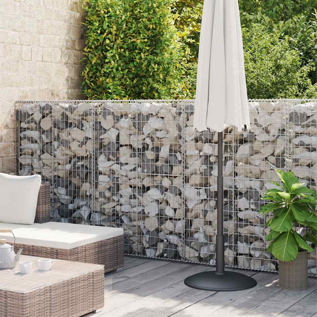 8719883592176_m_en_hd_1 vidaXL Gabion Wall with Covers Galvanised Steel 600x50x150 cm - Image 1