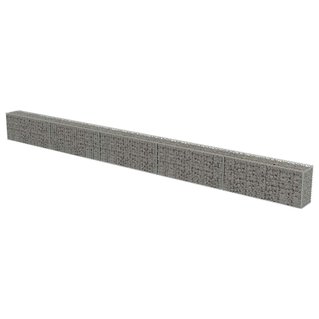 8719883592183_a_en_hd_1 vidaXL Gabion Wall with Covers Galvanised Steel 600x30x50 cm - Image 2