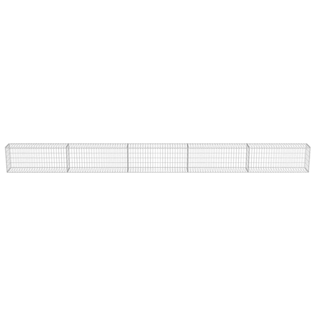 8719883592183_g_en_hd_3 vidaXL Gabion Wall with Covers Galvanised Steel 600x30x50 cm - Image 5