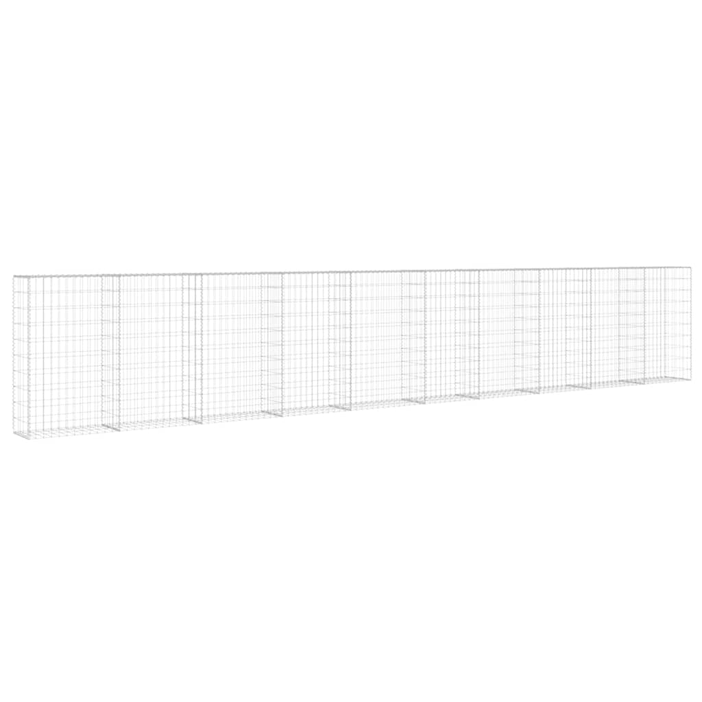 8719883592190_g_en_hd_1 vidaXL Gabion Wall with Covers Galvanised Steel 600x30x100 cm - Image 3