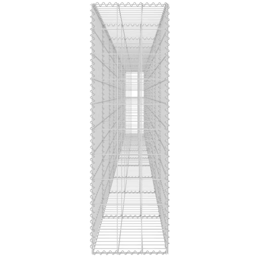 8719883592190_g_en_hd_4 vidaXL Gabion Wall with Covers Galvanised Steel 600x30x100 cm - Image 6