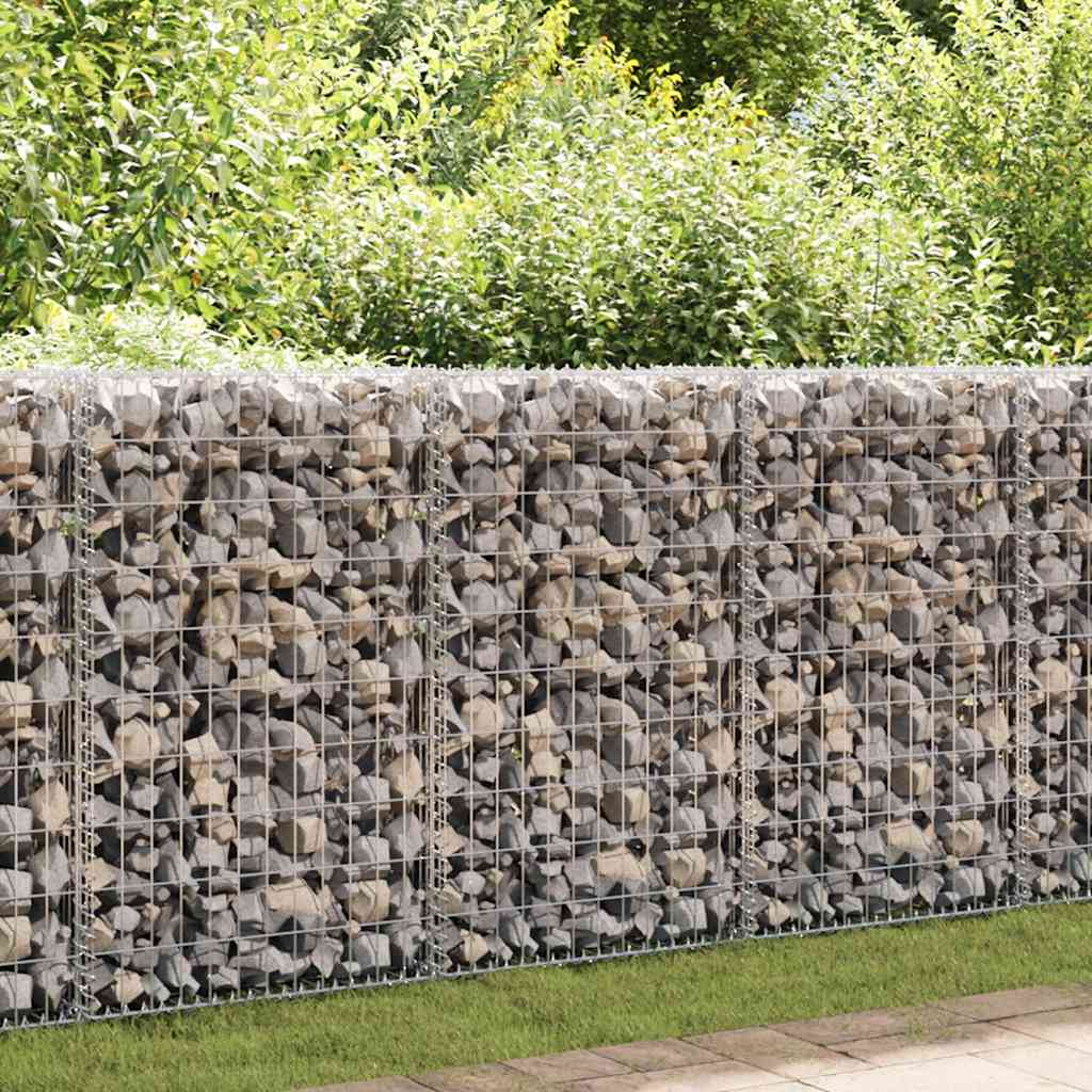 8719883592190_m_en_hd_1 vidaXL Gabion Wall with Covers Galvanised Steel 600x30x100 cm - Image 1