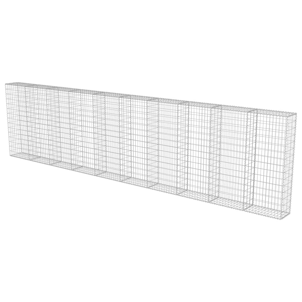 8719883592206_g_en_hd_1 vidaXL Gabion Wall with Covers Galvanised Steel 600x30x150 cm - Image 3