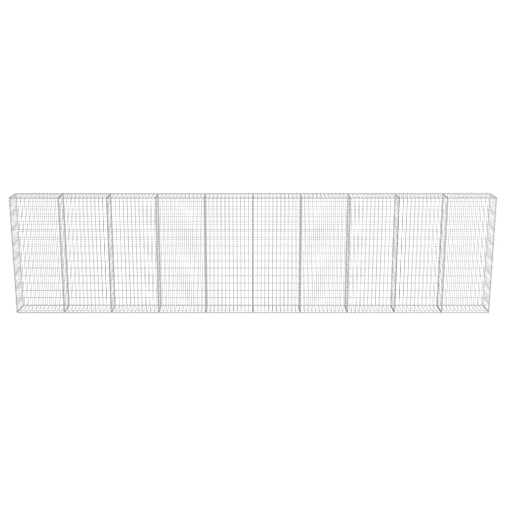 8719883592206_g_en_hd_3 vidaXL Gabion Wall with Covers Galvanised Steel 600x30x150 cm - Image 5