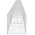 vidaXL Gabion Wall with Covers Galvanised Steel 900x50x50 cm - Image 6