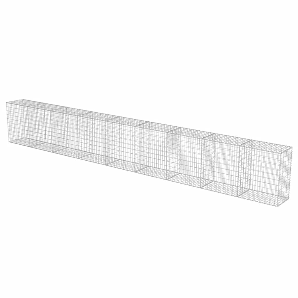 8719883592237_g_en_hd_2 vidaXL Gabion Wall with Covers Galvanised Steel 900x50x100 cm - Image 4