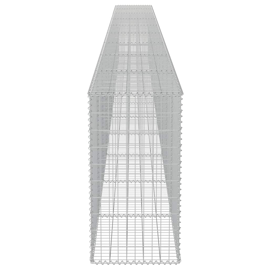 8719883592237_g_en_hd_4 vidaXL Gabion Wall with Covers Galvanised Steel 900x50x100 cm - Image 6