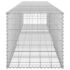 vidaXL Gabion Wall with Covers Galvanised Steel 300x50x50 cm - Image 6