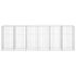 vidaXL Gabion Wall with Covers Galvanised Steel 300x50x100 cm - Image 5