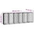 vidaXL Gabion Wall with Covers Galvanised Steel 300x50x100 cm - Image 8