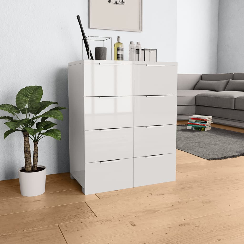 8719883592527_m_en_hd_1 vidaXL Sideboard High Gloss White 60x35x80 cm Engineered Wood - Image 1