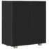 vidaXL Sideboard High Gloss Black 71x35x80 cm Engineered Wood - Image 6