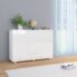 vidaXL Sideboard High Gloss White 107x35x80.5 cm