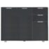 vidaXL Sideboard High Gloss Black 107x35x80.5 cm - Image 4