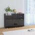 vidaXL Sideboard High Gloss Black 107x35x80.5 cm