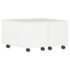 vidaXL Coffee Table High Gloss White 60x60x35 cm Engineered Wood - Image 2