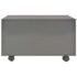 vidaXL Coffee Table High Gloss Grey 60x60x35 cm Engineered Wood - Image 4