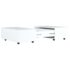 vidaXL Coffee Table High Gloss White 100x100x35 cm - Image 3