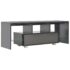 vidaXL TV Cabinet with LED Lights High Gloss Black 130x35x45 cm - Image 5