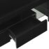 vidaXL TV Cabinet with LED Lights High Gloss Black 130x35x45 cm - Image 8