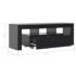 vidaXL TV Cabinet with LED Lights High Gloss Black 130x35x45 cm - Image 12