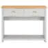 vidaXL Console Table Grey 97x35x76 cm - Image 4
