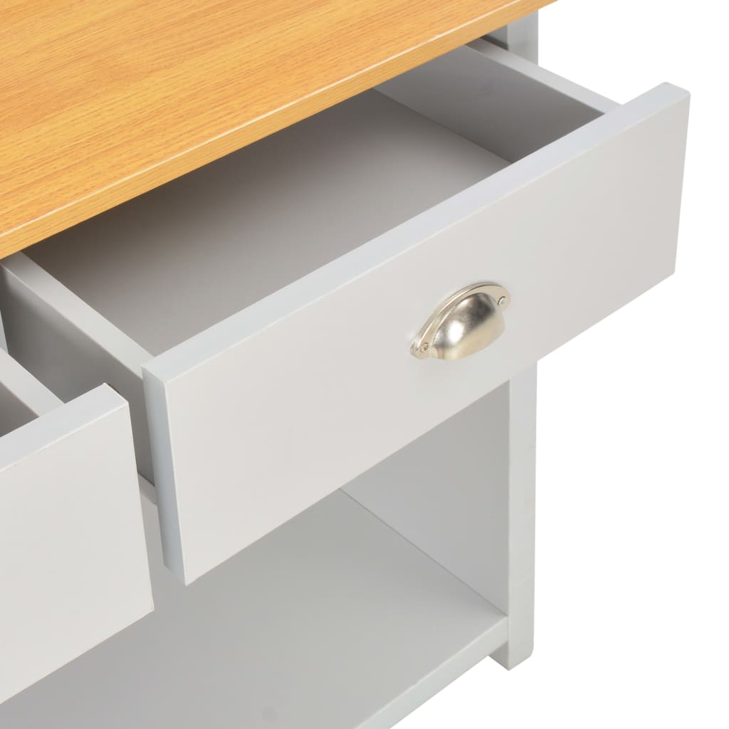 8719883592817_g_en_hd_6 vidaXL Console Table Grey 97x35x76 cm - Image 8