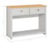 vidaXL Console Table Grey 97x35x76 cm - Image 9