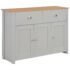 vidaXL Sideboard Grey 112x35x81 cm