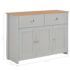 vidaXL Sideboard Grey 112x35x81 cm - Image 12