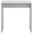 vidaXL Dressing Table with Mirror and Stool Grey 104x45x131 cm - Image 9