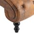 vidaXL Chaise Lounge Brown Faux Suede Leather - Image 6