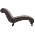 vidaXL Chaise Lounge Grey Velvet - Image 5