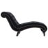 vidaXL Chaise Lounge Black Velvet - Image 4