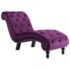 vidaXL Chaise Lounge Purple Velvet - Image 2