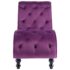 vidaXL Chaise Lounge Purple Velvet - Image 3