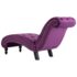 vidaXL Chaise Lounge Purple Velvet - Image 4