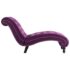 vidaXL Chaise Lounge Purple Velvet - Image 5