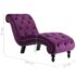 vidaXL Chaise Lounge Purple Velvet - Image 8