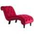vidaXL Chaise Lounge Red Velvet - Image 2