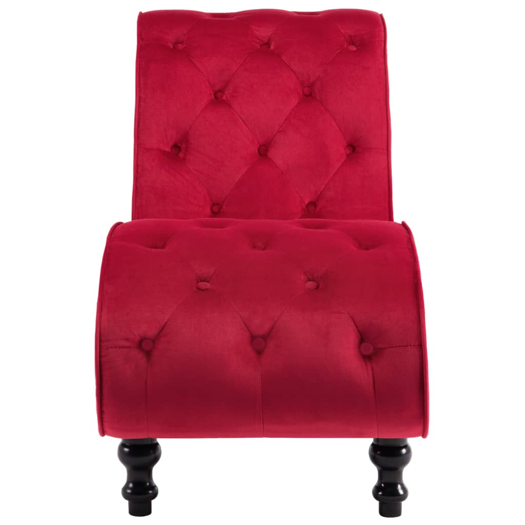 8719883593159_g_en_hd_1 vidaXL Chaise Lounge Red Velvet - Image 3