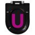 vidaXL Soft-close Toilet Seat with Quick-release Design Black - Image 8