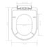 vidaXL Soft-close Toilet Seat with Quick-release Design Black - Image 9