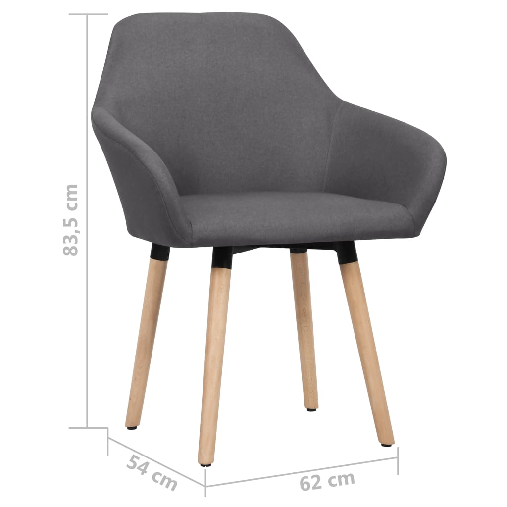 8719883596785_g_en_hd_5 vidaXL Dining Chairs 2 pcs Dark Grey Fabric - Image 6