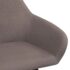 vidaXL Dining Chairs 2 pcs Taupe Fabric - Image 5